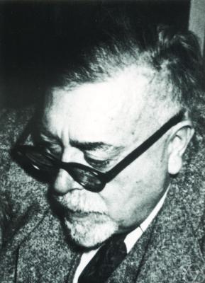 Portrait photograph of Norbert Wiener by Konrad Jacobs